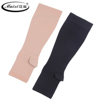 Chaussettes de compression personnalisées à bout ouvert de 23 à 32 mmHg, antibactériennes, respirantes, pour femmes
