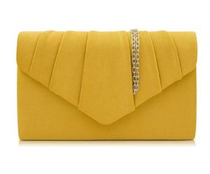 Sacs de soirée en velours pour femmes, pochette plissée, portefeuille enveloppe à bandoulière à chaîne, nouvelle collection, 2020 - Product Image 1