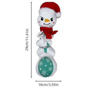 Juguetes de Peluche para Perros de Alta Calidad, Ecológicos y Personalizados, con Sonido, de Navidad, Muñeco de Nieve, Papá Noel, Duraderos, de Lujo, Interactivos y Masticables - Product Image 5