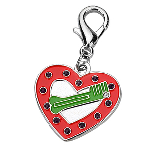 Cartoon Handmade Zinc Alloy Round Intaglio Print Carabiner Keychain, Metal <b>Travel</b> Bag <b>Charm</b> Souvenir - Product Image 5