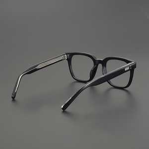 Lunettes de vue carrées tendance faites à la main South Side N avec montures en acétate, design GM, verres optiques sur ordonnance <span class=keywords><strong>pour</strong></span> <span class=keywords><strong>myopes</strong></span> - Product Image 5