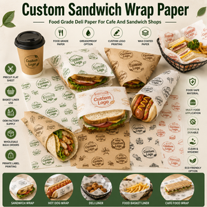 <span class=keywords><strong>Papel</strong></span> Encerado <span class=keywords><strong>para</strong></span> Envolver Sándwiches y Hamburguesas al por Mayor, <span class=keywords><strong>Papel</strong></span> <span class=keywords><strong>para</strong></span> Hamburguesas con Logotipo Personalizado, Utilizado en Restaurantes - Product Image 3