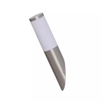 Lampe murale LED inclinée pour balcon et cour, style moderne, en acier inoxydable, étanche et antirouille, lumière blanc chaud, pour l'extérieur, inspirée des villes anciennes de Zhongshan