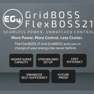 E 4 FlexBOSS 16kw AC Híbrido 48V Monofásico, Entrada PV de 21kW, 95% de Eficiencia, 50/60Hz [V1.1] Versión Más Reciente, Híbrido Monofásico E G 4 Flex - Product Image 4