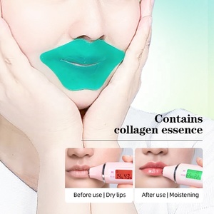 Logo personnalisé ODM SPA Vegan Lip Whitening Green Tea Vitamin C Wrinkle Soothing Firming Moisturizer Collagen Gel Sheet Sleeping OEM - Product Image 2