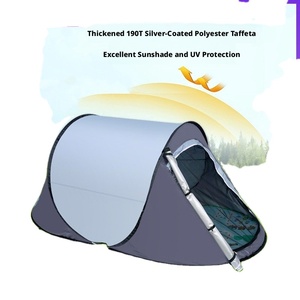 Tente de camping automatique en forme de bateau, coupe-vent, avec revêtement solaire, épaissie, pour lancer à la main en extérieur, idéale pour le camping sauvage - Product Image 1