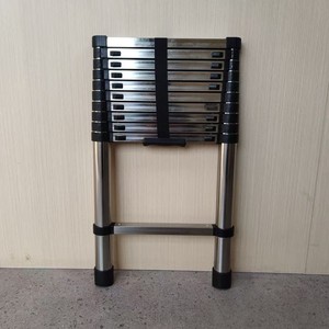 Escalera Telescópica de Acero Inoxidable de Fábrica, Escalera Multifuncional Tipo Espiga, Capacidad de Carga de 150 kg, para Uso Doméstico en Interiores - Product Image 3