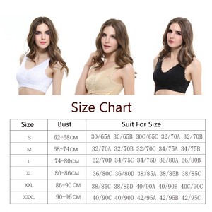 Queenral Sexy femmes soutien-gorge Push Up Bralette Lingerie gilet brassière avant fermeture soutiens-gorge pour femmes grande - Product Image 3