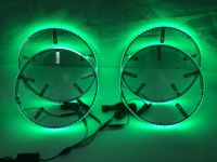 Anneau de roue lumière APP contrôle 15 pouces 17 pouces RVB tournant poursuite synchronisation vitesse musique pièces de voiture roue de voiture pneu lumière