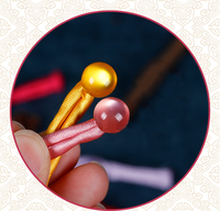 Haute Qualité Écologique Vintage Chinois Noeud Boutons Grenouille Fermeture avec Perle Vintage Chine Style