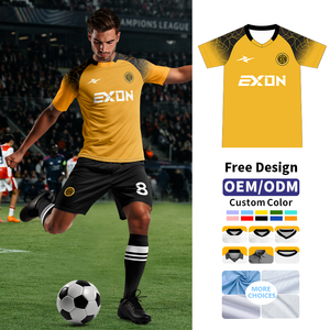 Maillot Athlétique EXON Slim Fit avec Panneaux de Ventilation Latéraux, Haut de Performance pour les Matchs de Football de Niveau Professionnel - Product Image 1