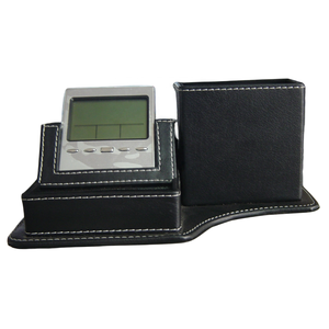 Copllent Bàn Da Chủ Thẻ Kinh Doanh Chủ Bút Cho Bàn Đa Chức Năng Da Kinh Doanh Biểu Tượng Tùy Chỉnh Chủ Bút Chì - Product Image 3