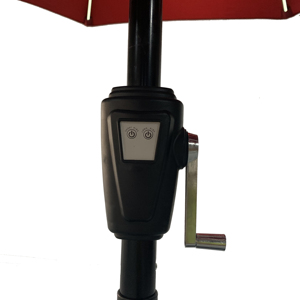 Parasols pliants LED personnalisés pour l'extérieur, parasols solaires de jardin, parasols de terrasse - Product Image 4