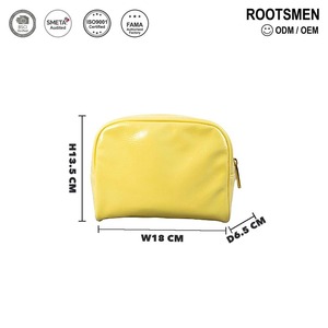 High Quality Fashion Cosmetic Leather Storage <b>Bag</b> With Metal Zipper <b>for</b> <b>Makeup</b> <b>Travel</b> and Evening Parties Customizable Logo - Product Image 1