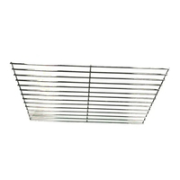 Grille pliable en acier inoxydable Lanejoy TL34 pour barbecue au charbon de bois - Résistante à la corrosion et à la chaleur, antiadhésive, facile à nettoyer