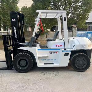 <span class=keywords><strong>Chariot</strong></span> élévateur diesel d'occasion de 8 tonnes, importé du Japon, de marque TCM, portable et à carburant diesel. - Product Image 5