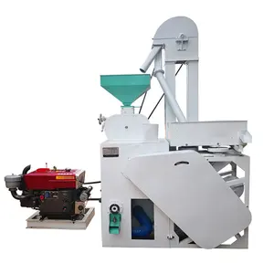 Rice cleaning automatic mill cereals dry grinder modern rice milling machine