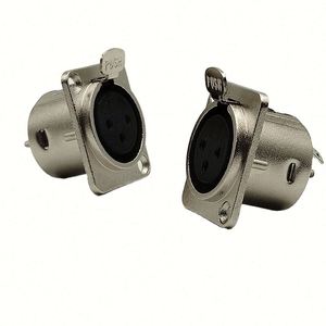 Connecteur XLR femelle 3 broches pour montage mural, prise XLR femelle 3 voies, connecteur XLR femelle 3 broches, prise XLR femelle pour montage sur panneau - Product Image 5