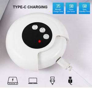 Cortauñas Eléctrico Recargable Automático de Tres Velocidades, Cortauñas Eléctrico Seguro y Afilado con LED - Product Image 6