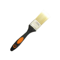 Pinceau mural Sanfine DIY, pinceau plat en poils de sanglier noir pur, Master Pro 50mm, pour peinture au latex et à base d'eau, pinceau automobile