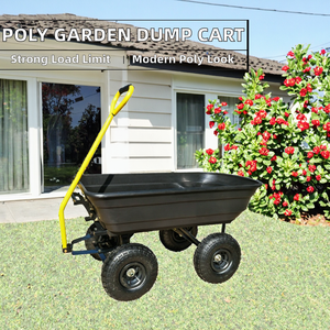 Carrello da <span class=keywords><strong>Giardino</strong></span> Robusto e Capiente <span class=keywords><strong>con</strong></span> Telaio Resistente per Giardinaggio, Cura del Prato e Trasporto in <span class=keywords><strong>Giardino</strong></span> - Product Image 6