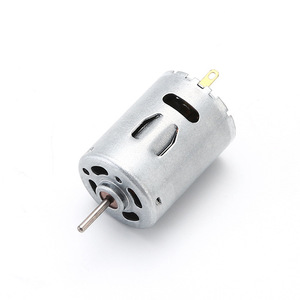 Motor de CC en miniatura Yadebao 385 con tapa de hierro, 12V 24V, con engranajes, alto par, alta velocidad, escobillas de carbón - Product Image 1