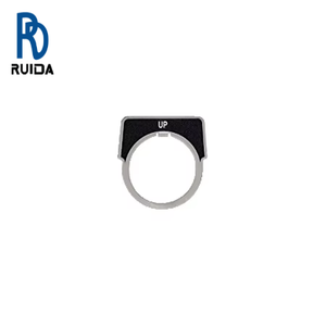 Légende de bouton 9001kn211, blanc sur noir pour les boutons. - Product Image 1