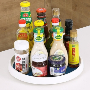 Plastic Non-Skid Pantry Cabinet Lazy <b>Kitchen</b> Organizer 360 Degree Turntable Rotating Spice <b>Rack</b> - Product Image 3