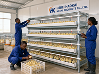 Cage d'élevage de type H, cage d'élevage de poulets, cage d'élevage galvanisée pour poussins de chair et utilisation en élevage avicole