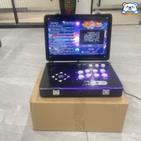 Machine de jeu d'arcade sportive en anglais de 14 pouces, rétro, rechargeable, avec pousse-pièces, console, prise américaine, boîte de jeu d'arcade KUBIXION