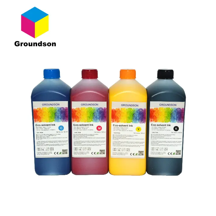 Impresión de anuncios exterior a granel tinta eco solvente para impresoras ENCAD novajet 750 1000ML