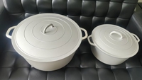 Nouvel ensemble de casseroles de cuisson en aluminium moulé sous pression antiadhésif, robuste, de qualité supérieure, classique et commercial, modèle 2026