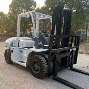 <span class=keywords><strong>Chariot</strong></span> élévateur diesel d'occasion de 8 tonnes, importé du Japon, de marque TCM, portable et à carburant diesel. - Product Image 2