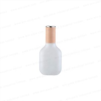 Winpack Nouveau Design Verre Cosmétique Lotion Blanc Mat 120ml Bouteille avec Pompe pot de crème en verre emballage cosmétique en verre