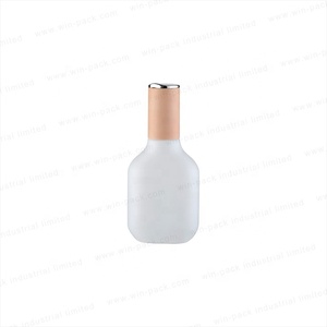 Winpack thiết kế mới mỹ phẩm thủy tinh Matte trắng Lotion 120ml chai với bơm thủy tinh Kem <span class=keywords><strong>Jar</strong></span> thủy tinh bao bì mỹ phẩm - Product Image 6