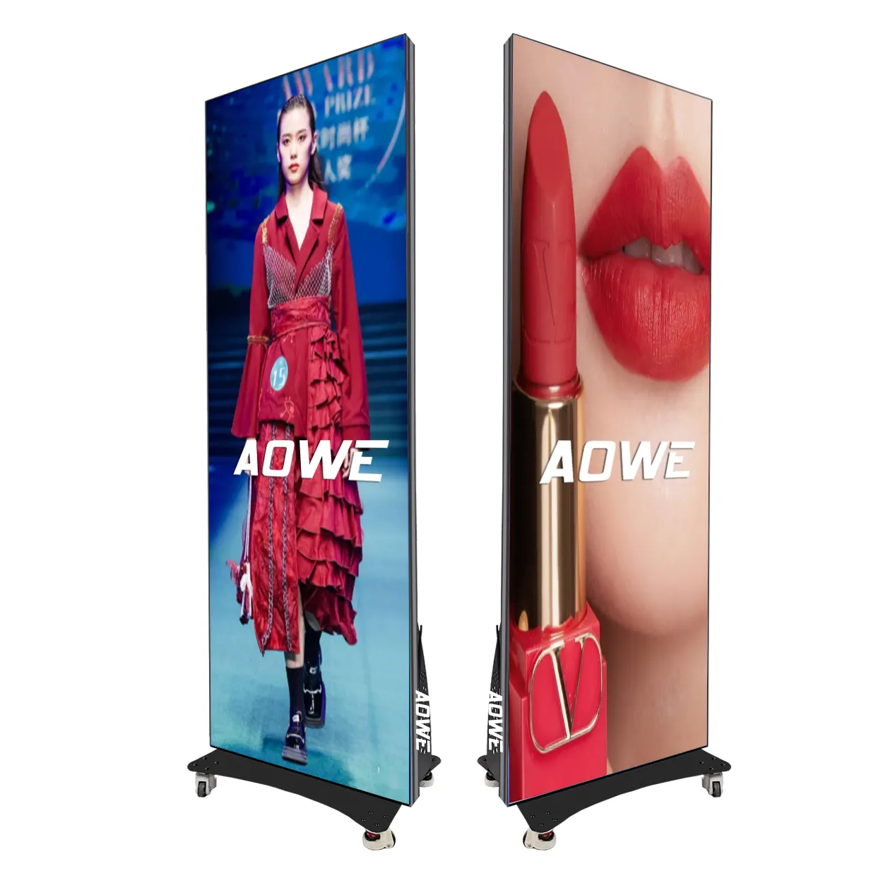 Indoor and Outdoor P2.5 HD Floor Standing Poster LED Advertising Display Screen