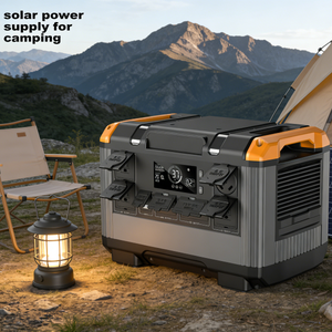 Generador de Energía Solar Portátil de 2500W, Onda Sinusoidal Pura, MPPT 200W, 1.7 Horas de Autonomía para Camping, Jump T20&UC 200 de Larga Duración - Product Image 1