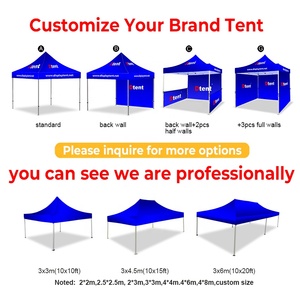 Oferta: Carpa Plegable 3x4 Económica para Medio Oriente, con Paredes de Vinilo Azules, Tipo Pergola, Ideal para Bodas Elegantes - Product Image 3