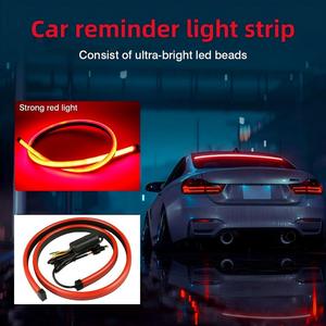 Luces LED de freno para coche de 12V, tira de 90cm, luz trasera de advertencia, luz de freno de montaje alto, impermeable, accesorios interiores para automóvil - Product Image 5