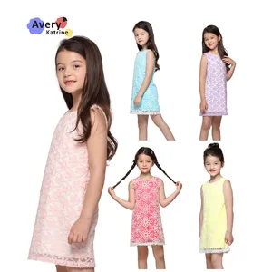 Платья принцессы высокого качества с цветочной вышивкой для девочек 3-12 лет