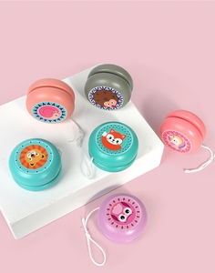 Jouet en <span class=keywords><strong>bois</strong></span> naturel classique personnalisé pour enfants, jeu en boucle avec <span class=keywords><strong>yoyo</strong></span> en <span class=keywords><strong>bois</strong></span> - Product Image 2