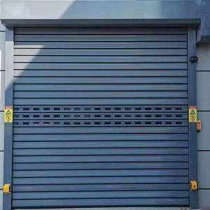 Porte de garage sectionnelle moderne en acier inoxydable sur mesure <span class=keywords><strong>RENPU</strong></span> pour extérieur avec solution globale et surface finie - Product Image 2