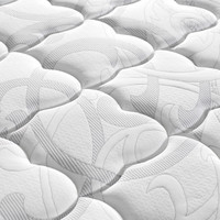 Lit simple avec matelas éponge, tailles king, à roulettes, matelas à ressort à poche, vente directe d'usine
