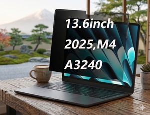 Magnetic Privacy Screen Protector MacBook Air 13.6 inch M4 2025 A3240 Removable Laptop Privacy Scree - Product Image 1