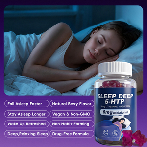 Gomme Naturali al <span class=keywords><strong>GABA</strong></span> e Collagene per il Sonno e la Salute Intestinale, Creatina, Magnesio, Supporto Sonno per Adulti, Melatonina a Bassa Dose - Product Image 2