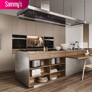 Fournisseur <span class=keywords><strong>de</strong></span> meubles <span class=keywords><strong>de</strong></span> cuisine en Chine, îlot <span class=keywords><strong>de</strong></span> cuisine personnalisé avec évier, prêt à assembler, moderne, blanc, style shaker, ensemble <span class=keywords><strong>de</strong></span> meubles <span class=keywords><strong>de</strong></span> cuisine RTA en MDF - Product Image 1