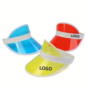 Casquette de soleil personnalisée avec logo promotionnel, protection UV, PVC, pour la randonnée et les activités de plein air - Product Image 1
