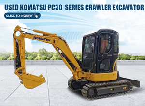 Excavadora de cadenas usada KOMATSU PC3-MR-3 de 3 toneladas, miniexcavadora hidráulica de 0.09 cbm, equipo Komatsu incluye motor, bomba, caja de cambios y engranajes. - Product Image 2