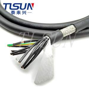 Câble certifié CE HF-CY 12X0.75MM² avec <span class=keywords><strong>gaine</strong></span> de protection pour chaîne porte-câbles et couche de blindage tissée. - Product Image 2