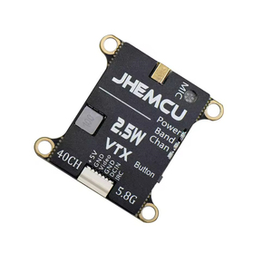 Transmisor FPV Ajustable de 5.8G y 40 Canales con Micrófono y Disipador de Calor, 2-6S, 30x30mm, 2.5W VTX, para Avión RC, Metal y Plástico, Guangdong, China - Product Image 4